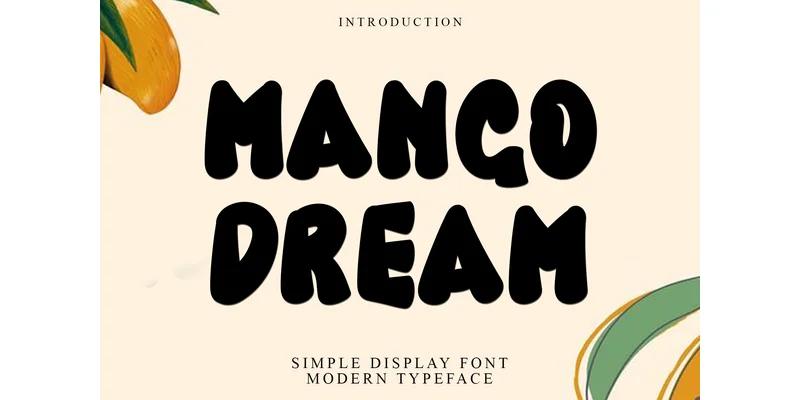 Mango Dream Font by PiPi Creative — Display Font