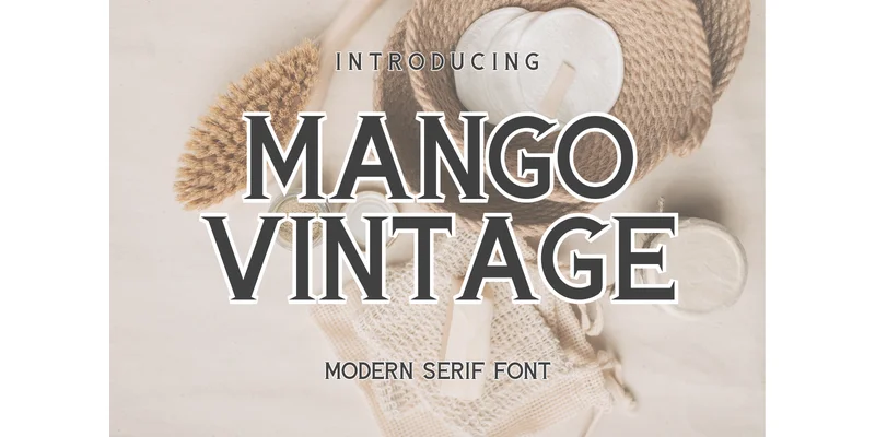 Mango Vintage Font by SiapGraph — Display Font