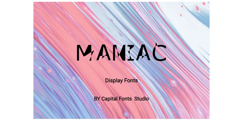 Maniac Font by Bloomora Studio — Display Font
