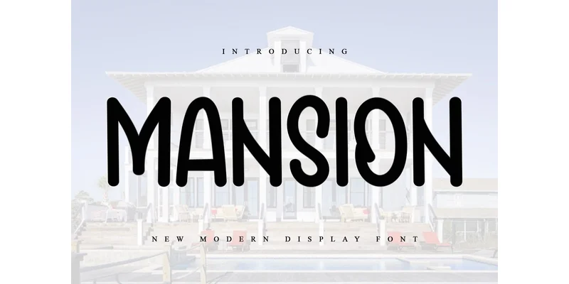 Mansion Font by PiPi Creative — Display Font