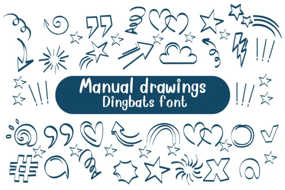 Manual Drawings by Nongyao — Dingbats Font