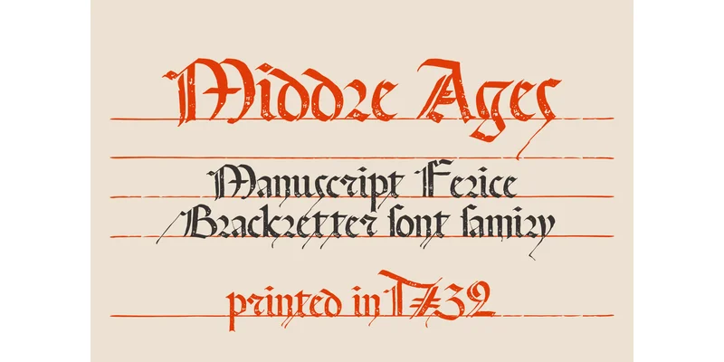 Manuscript Felice Font by kaer_cf by kaer_cf — Blackletter Font
