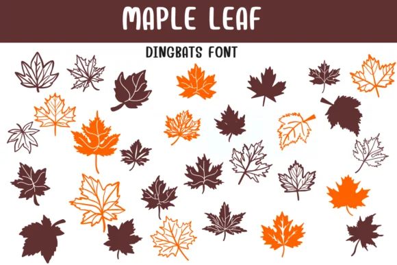 Maple Leaf by Sontaya — Dingbats Font