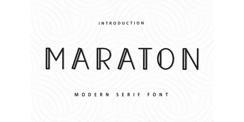 Maraton Font by FreshTypeINK — Display Font