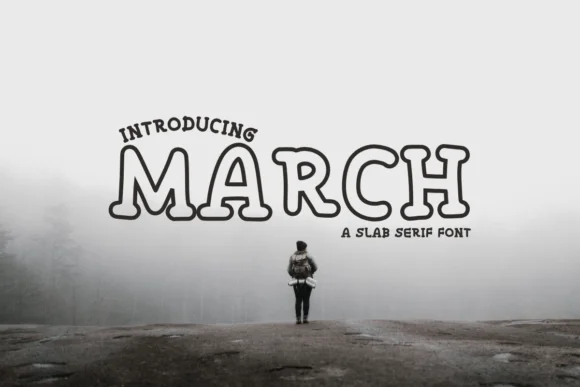 March by SiapGraph — Slab Serif Font