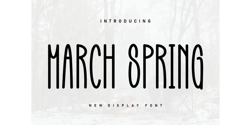 March Spring Font by KC Production — Display Font