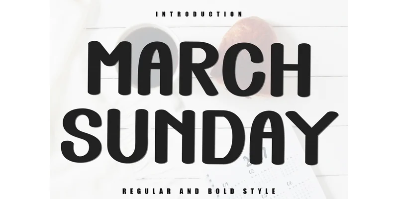 March Sunday Font by Inermedia STUDIO — Display Font