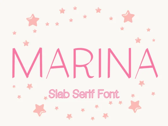 Marina by Pukka De — Slab Serif Font