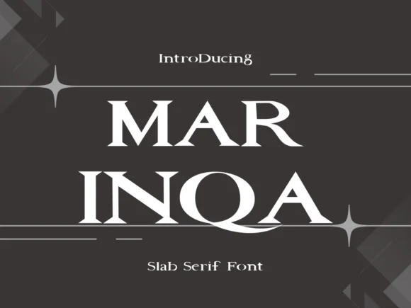 Marinqa by Pukka De — Slab Serif Font