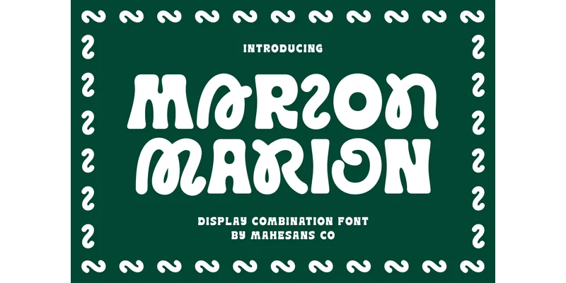 Marion Font by Mahesans Co — Display Font
