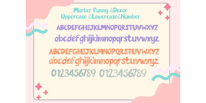 Marker Funny Font by PJ Fonttein by PJ Fonttein — Display Font — thumbnail 5