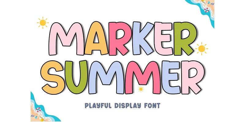 Marker Summer Font by Minimalist Eyes — Display Font