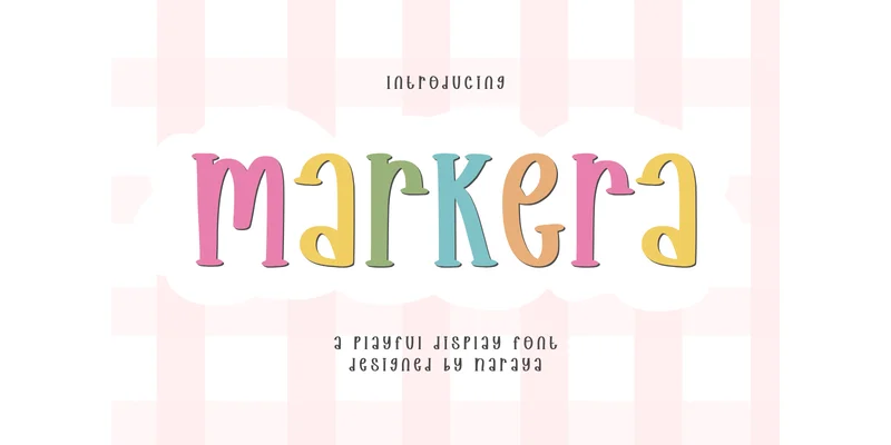 Markera Font by Naraya Studio — Display Font