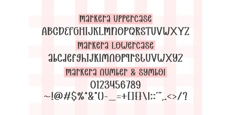 Markera Font by Naraya Studio — Display Font — thumbnail 2