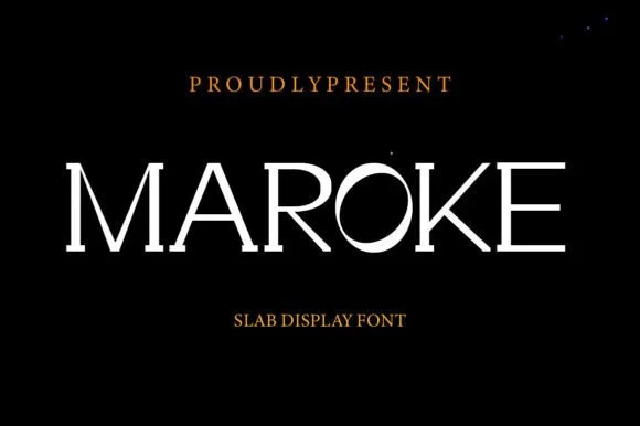 Maroke by gunaloe12 — Slab Serif Font