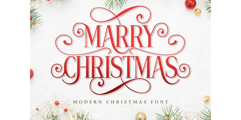 Marry Christmas Font by Letterayu — Display Font