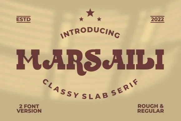 Marsaili by putracetol — Slab Serif Font