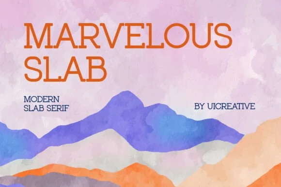 Marvelous Slab by uicreativenet — Slab Serif Font