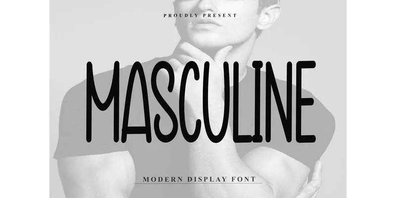 Masculine Font by Preketek texs โ Display Font