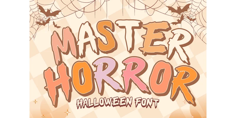 Master Horror Font by Brown Cupple Fonts — Display Font