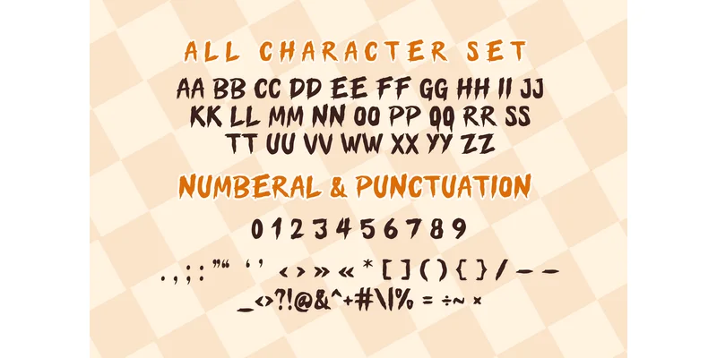 Master Horror Font by Brown Cupple Fonts — Display Font — thumbnail 5