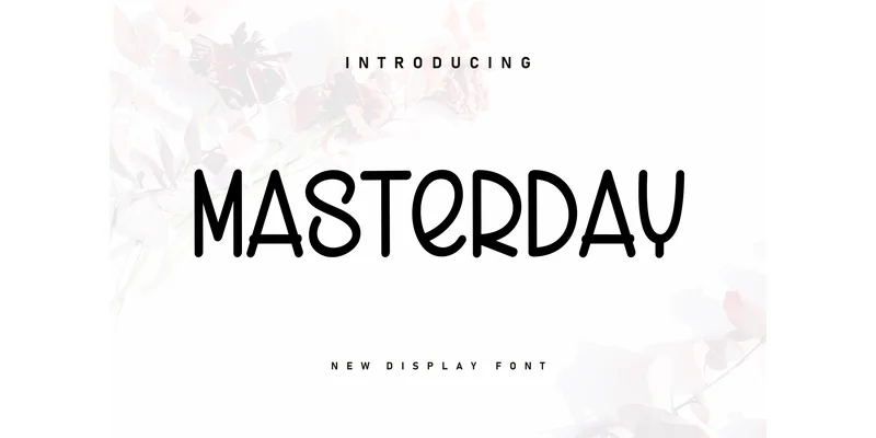 Masterday Font by Berkah Shop — Display Font