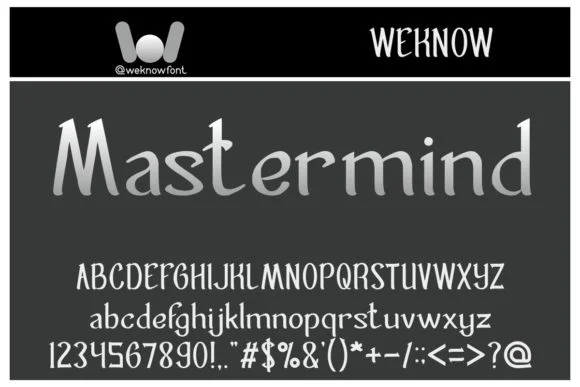 Mastermind by weknow — Slab Serif Font