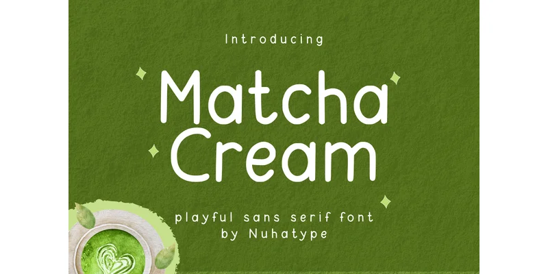 Matcha Cream Font by Nuhatype — Sans Serif Font
