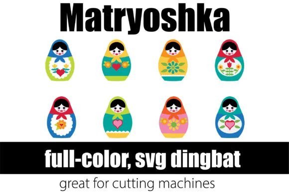 Matryoshka by Illustration Ink — Color Fonts Font
