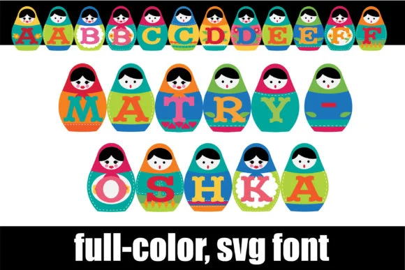 Matryoshka by Illustration Ink — Color Fonts Font