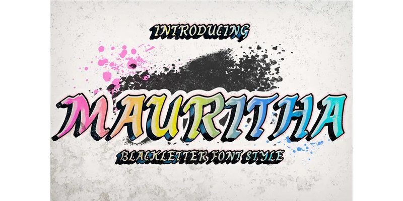 Mauritha Font by Selvia Design by Selvia Design — Blackletter Font