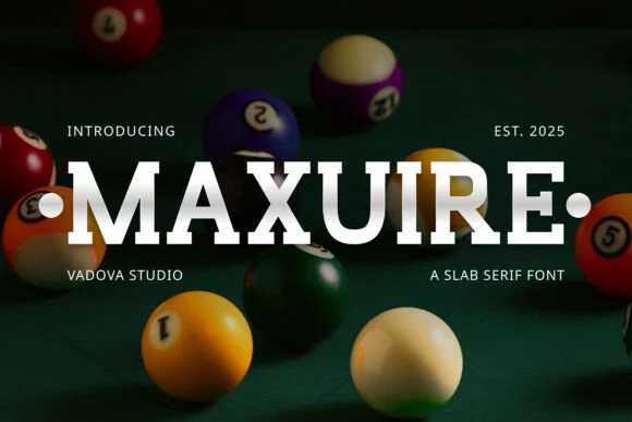 Maxuire by Vadova Std — Slab Serif Font
