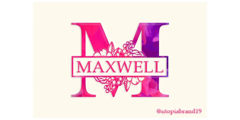 Maxwell Monogram Font by utopiabrand19 by utopiabrand19 — Decorative Font