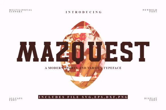 Mazquest by MaxWyner Shop — Slab Serif Font