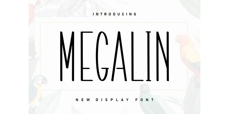 Megalin Font by Berkah Shop — Display Font