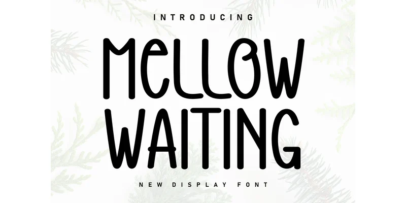 Mellow Waiting Font by ArtLine Design — Display Font