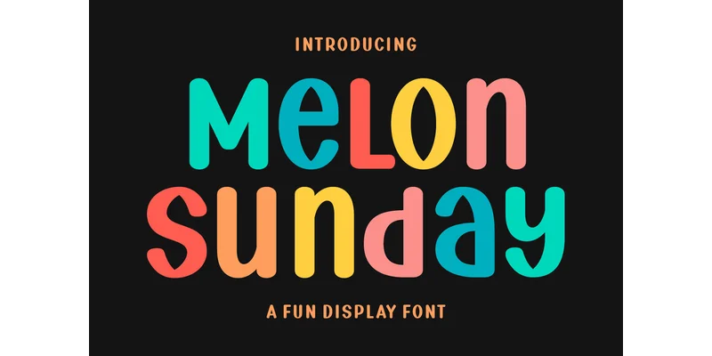 Melon Sunday Font by Eightde — Display Font