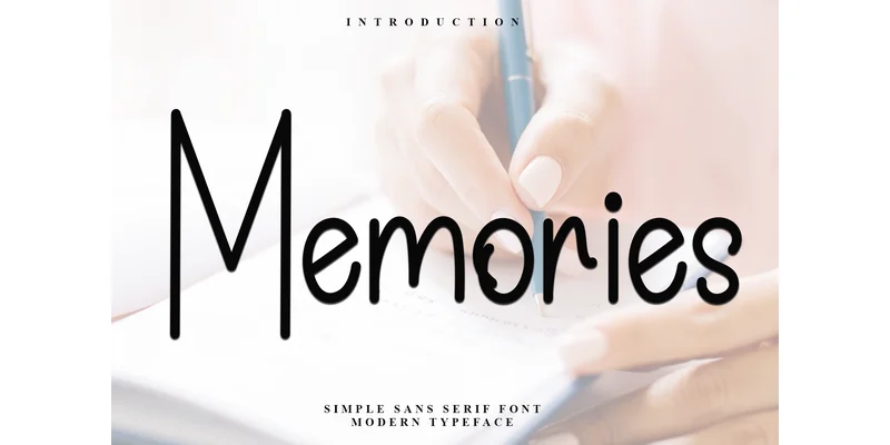 Memories Font by FreshTypeINK — Display Font