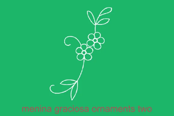Menina Graciosa Ornaments by Intellecta Design — Dingbats Font
