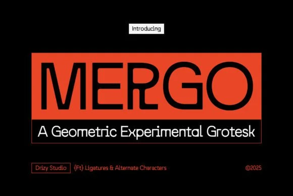 Mergo by Drizy Studio — Slab Serif Font