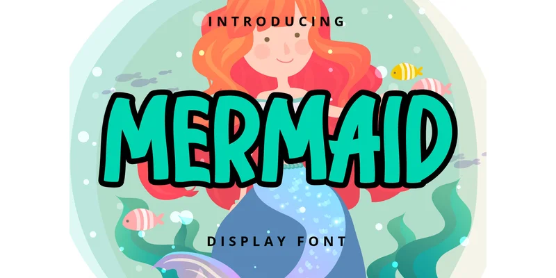 Mermaid Font by nicetrip7 — Display Font