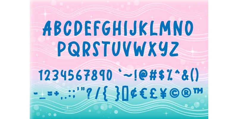 Mermaid Font by nicetrip7 — Display Font — thumbnail 4
