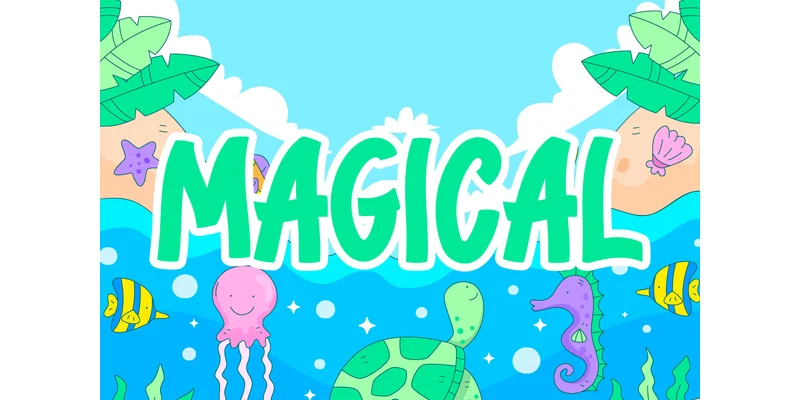Mermaid Font by nicetrip7 — Display Font — thumbnail 5
