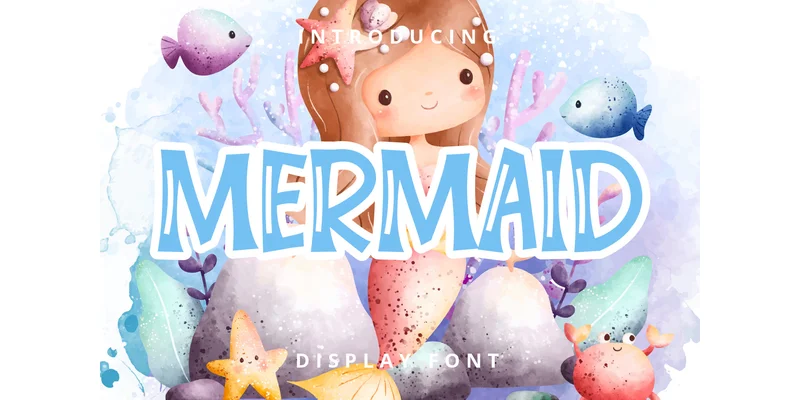 Mermaid Font by Planetz studio — Display Font