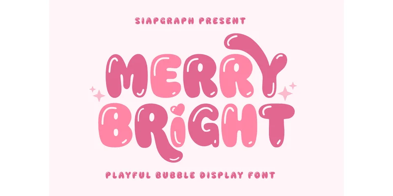 Merry Bright Font by SiapGraph — Display Font