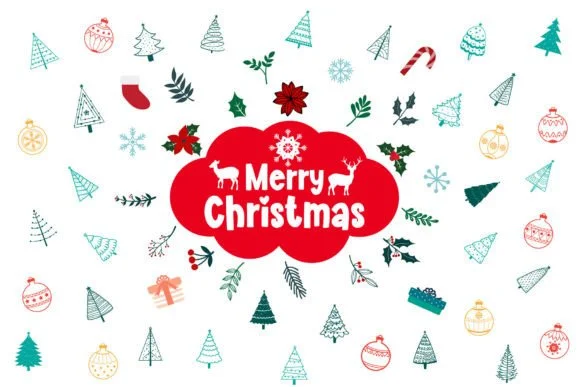 Merry Christmas by Fox7 — Dingbats Font