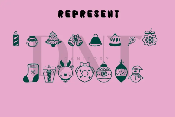 Merry Christmas by danita.kukkai — Dingbats Font — thumbnail 4