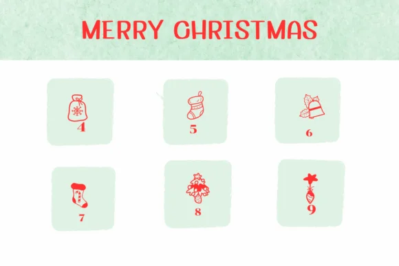 Merry Christmas by Ketsarin — Dingbats Font — thumbnail 4
