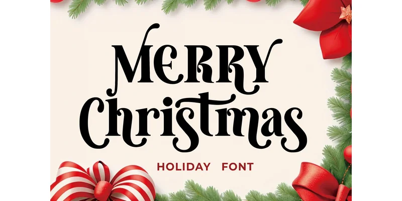 Merry Christmas Font by Lisna.Craft โ Serif Font