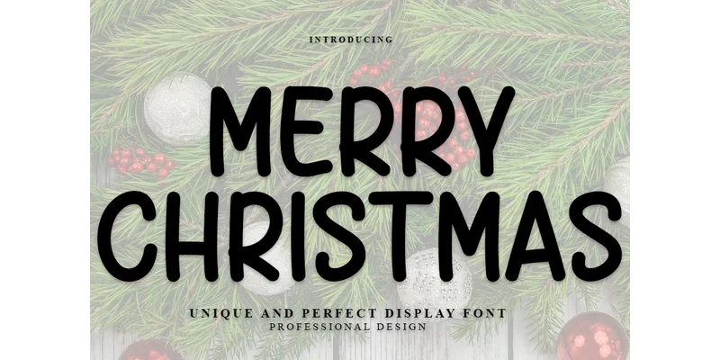 Merry Christmas Font by PAYJHOshop — Display Font